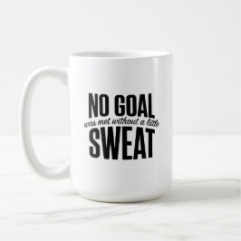 Kein Ziel erreicht Minimalistische Verantwortlichk Kaffeetasse