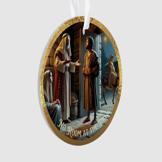 Kein Zimmer im Inn Acrylic Ornament (Vorderseite)