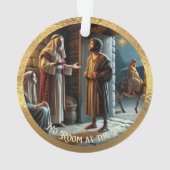 Kein Zimmer im Inn Acrylic Ornament (Rückseite)