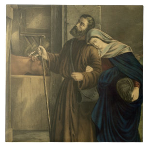 Kein Zimmer im Innenhof, ein Weihnachtsalter Fliese