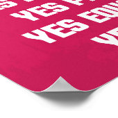 Kein Zitat zur Homophobie Poster (Ecke)