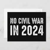 Kein Ziviler Krieg 2024 Postkarte (Vorne/Hinten)
