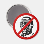 kein Zombies Magnet (Vorderseite/Rückseite)