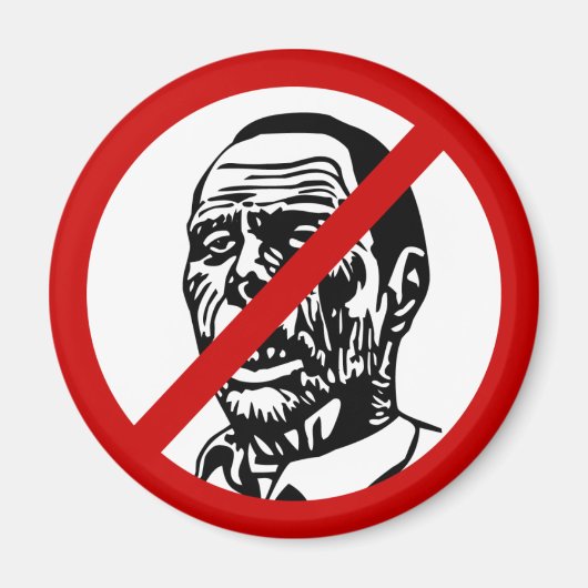 kein Zombies Magnet (Vorne)