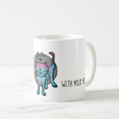 Kein Zucker... mit Milch bitte! Kaffeetasse (VorderseiteRechts)