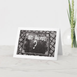 KEIN ZUGANG ? Karte