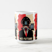 Kein zukünftiger Noir: Der Gasmaskierte Mann Kaffeetasse (Mittel)