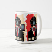 Kein zukünftiger Noir: Der Gasmaskierte Mann Kaffeetasse (VorderseiteRechts)