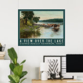 Keinänen's Lake View art poster (Heimbüro)