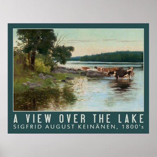 Keinänen's Lake View art poster (Vorne)