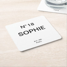 Keine 18 French Chic 18. Geburtstagsfeier