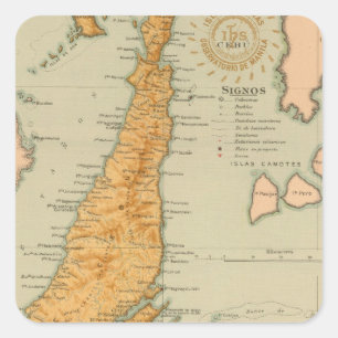 Keine 22 Cebu Quadratischer Aufkleber