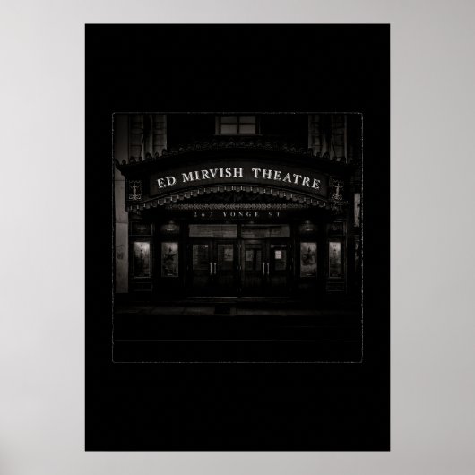 Keine 263 Yonge St 2 mit Rand Poster (Vorne)