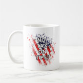 Keine Abgabe auf Tipps - Patriotische Tasse (Links)