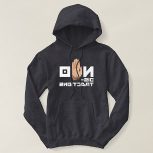 Keine Ablenkung! cool lesbar durch einen Spiegel Hoodie