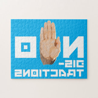 Keine Ablenkung! cool lesbar durch einen Spiegel Puzzle