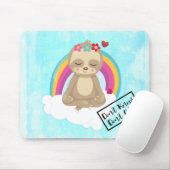 Keine Ahnung von Text - Niedliche Meditierungshüls Mousepad (Mit Mouse)