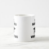 Keine Ahnung, was ich tue Kaffeetasse (Mittel)