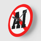 Keine AI Runde Wanduhr (Winkel)