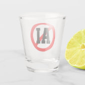 Keine AI Schnapsglas (Rückseite)