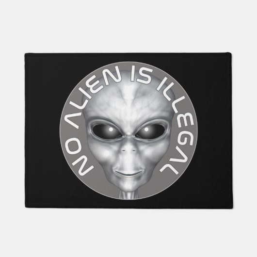 Keine Alien ist illegal Fußmatte (Vorderseite)