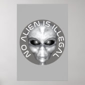 Keine Alien ist illegal Poster (Vorne)