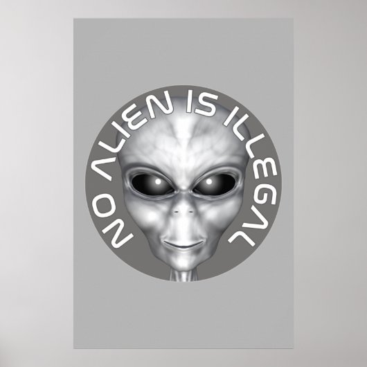Keine Alien ist illegal Poster (Vorne)