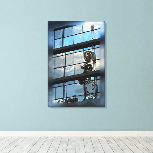 Keine Alien Leinwanddruck (Insitu (Holzboden))