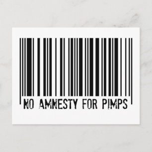 Keine Amnestie für Pimps - Postkarte