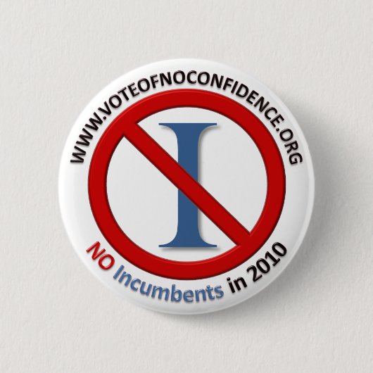 Keine Amtsinhaber - Knopf - rund Button (Vorderseite)