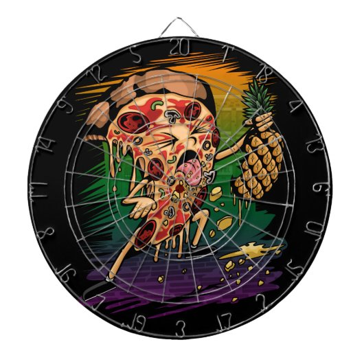 Keine Ananas Dartscheibe (vorne)