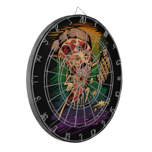 Keine Ananas Dartscheibe (Vorderseite Links)