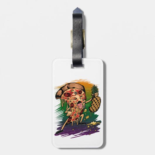 Keine Ananas Gepäckanhänger (Rückseite vertikal)