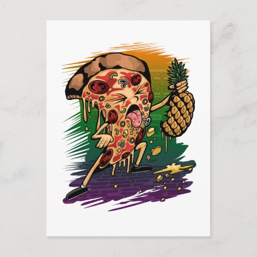 Keine Ananas Postkarte (Vorderseite)