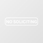 Keine Anforderung an Schaufenster Fensteraufkleber (Blatt)