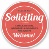 Keine Anforderung (bearbeitbar) Vordertür 4" Vinyl Aufkleber (Vorderseite)