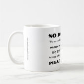 Keine Anfrage - bitte weg! Mug Kaffeetasse (Links)