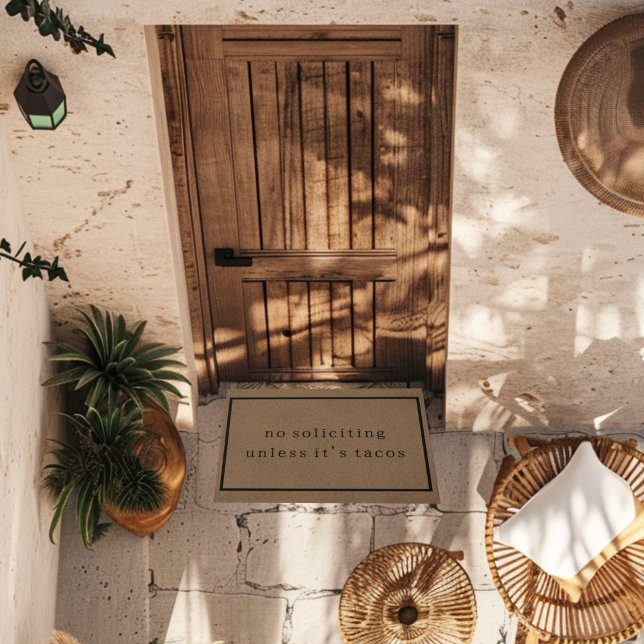 Keine Anfrage, es sei denn, es ist Tacos Custom Ta Fußmatte (Von Creator hochgeladen)