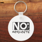 Keine Anfragen Schlüsselanhänger (Vorderseite)
