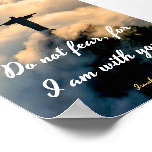 Keine Angst - Bibelverse Poster (Ecke)