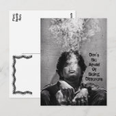 Keine Angst davor, eine andere Postkarte zu sein (Vorne/Hinten)