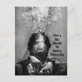 Keine Angst davor, eine andere Postkarte zu sein