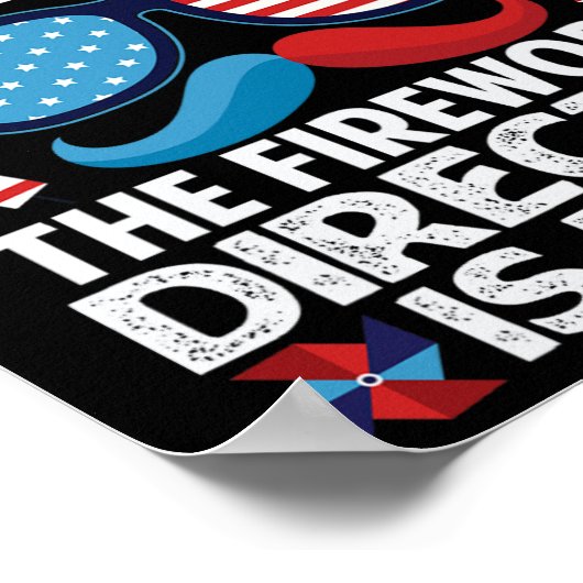 Keine Angst der Feuerwerksdirektor ist hier - 4. J Poster (Ecke)