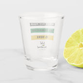 Keine Angst, der Jamaikaner ist hier Schießglas Schnapsglas (Rückseite)