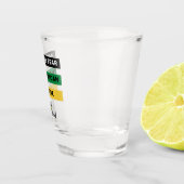 Keine Angst, der Jamaikaner ist hier Schießglas Schnapsglas (Rechts)