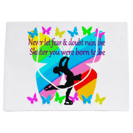 KEINE ANGST EINFACH GLAUBEN SKATEN-BUTTERFLY-DESIG GROßE GESCHENKTÜTE