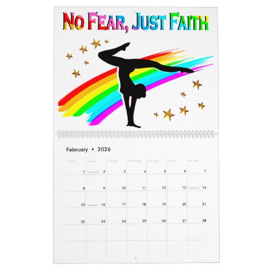 KEINE ANGST, EINFACH GYMNASTICS CALENDAR KALENDER (Feb 2026)