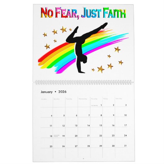KEINE ANGST, EINFACH GYMNASTICS CALENDAR KALENDER (Jan 2026)
