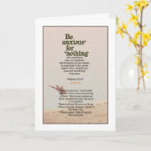 Keine Angst erforderlich! Philippinen 4:5 und 6 Karte (Gelbe Blume)