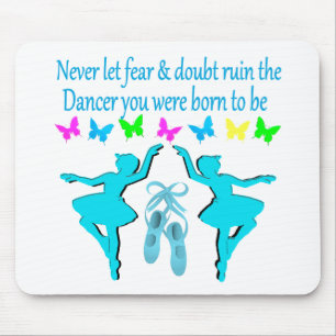 KEINE ANGST GLAUBT BALLERINA MOUSEPAD